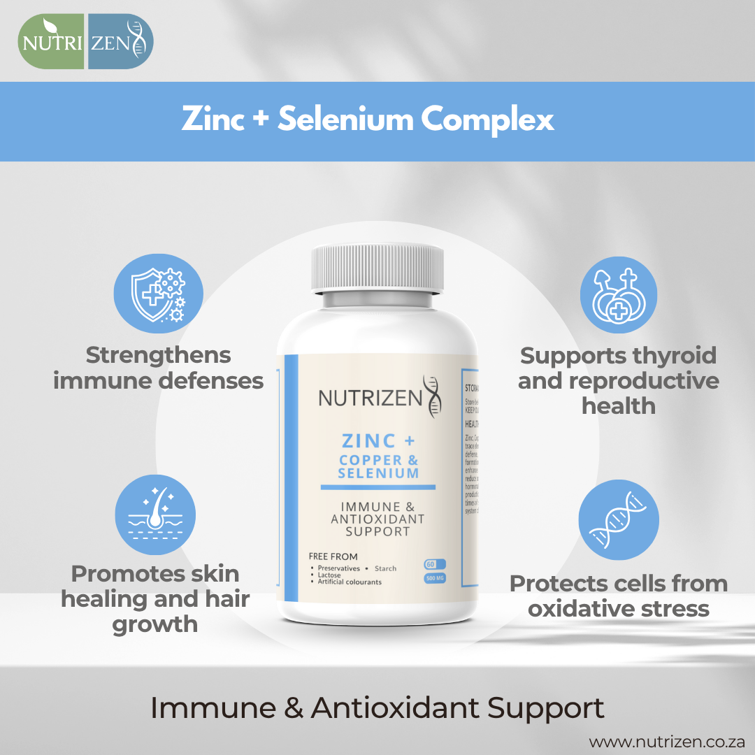 Zinc+ Copper & Selenium 60 Capsules